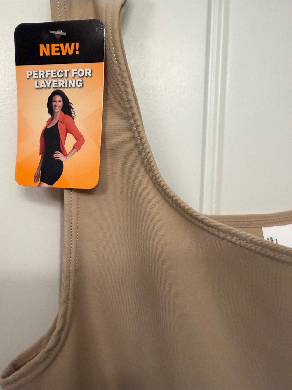 Flexees by Maiden Form Beige Midi Shaping Slip Dress - Picture 3 of 6